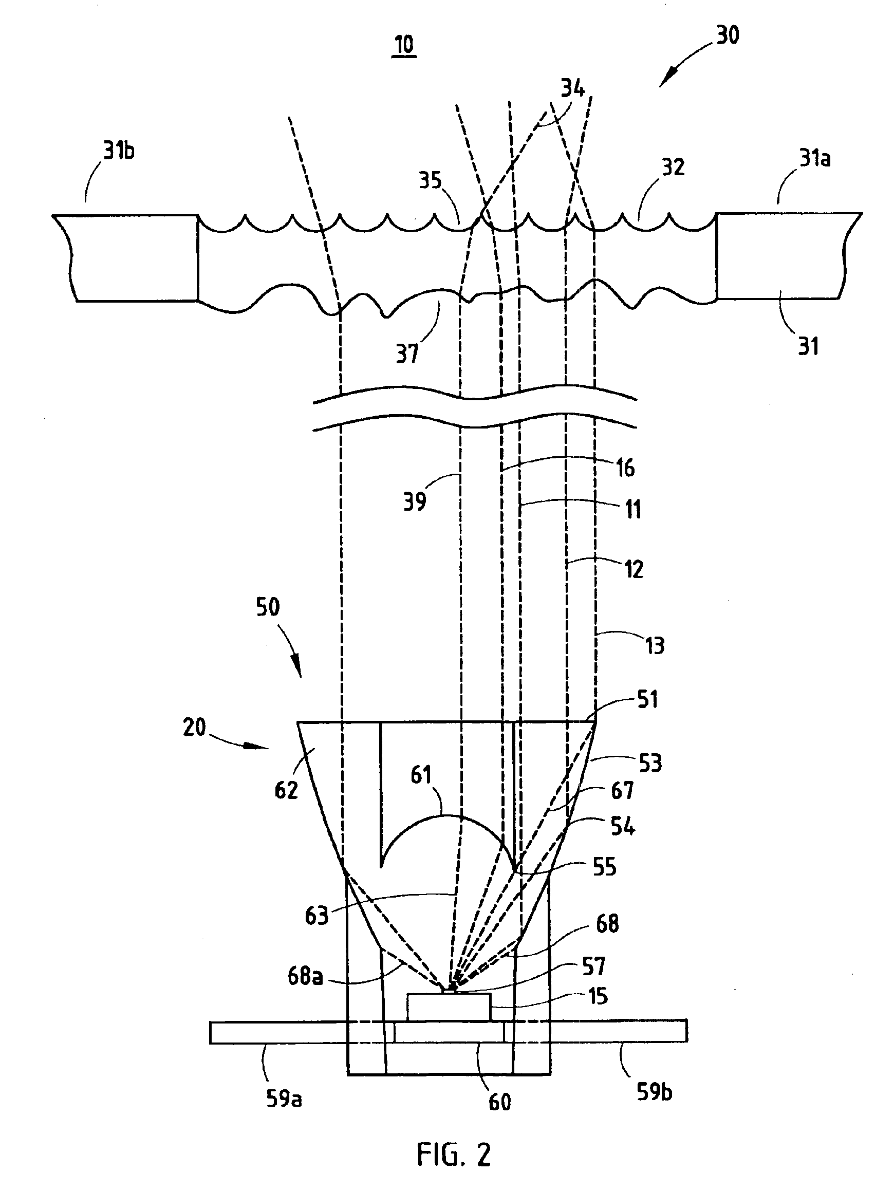 Light sensor configuration