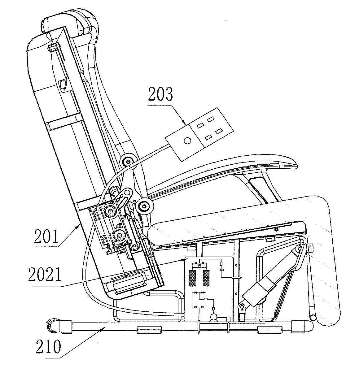 Leisure Fitness Equipment With Oxygen-Supplying Function