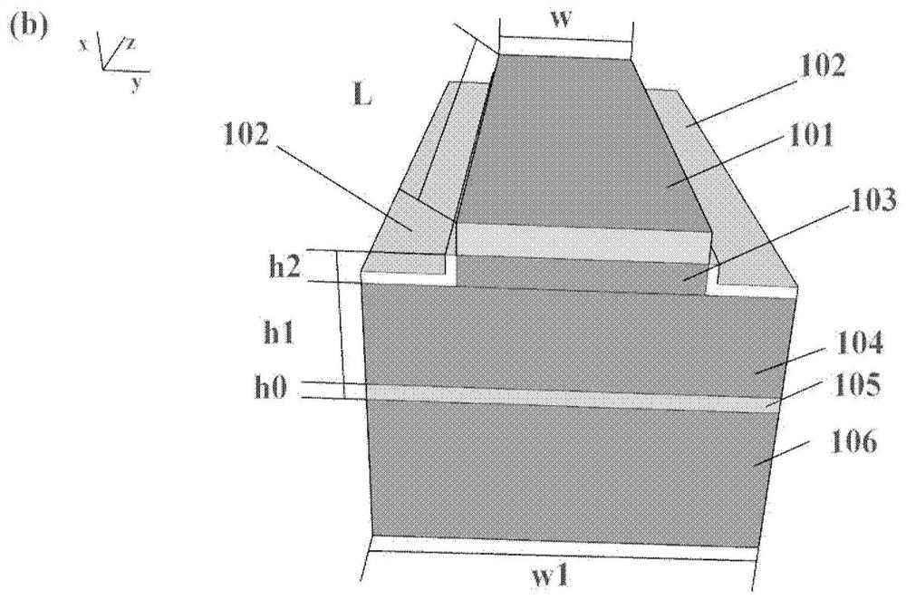 Quasi-pt symmetric double ridge semiconductor laser and its application