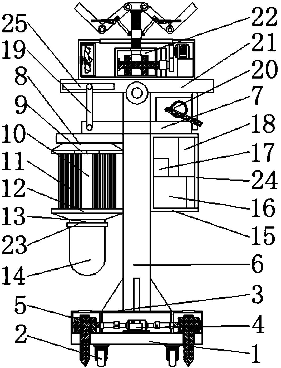 Light-following movable solar insect trapping device