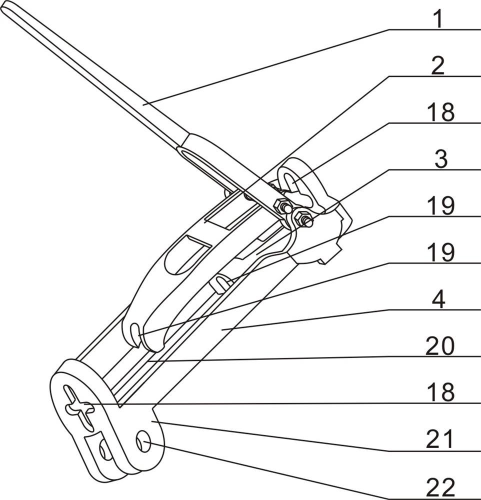 A traction-fixed self-locking device capable of realizing multi-level protection and its application