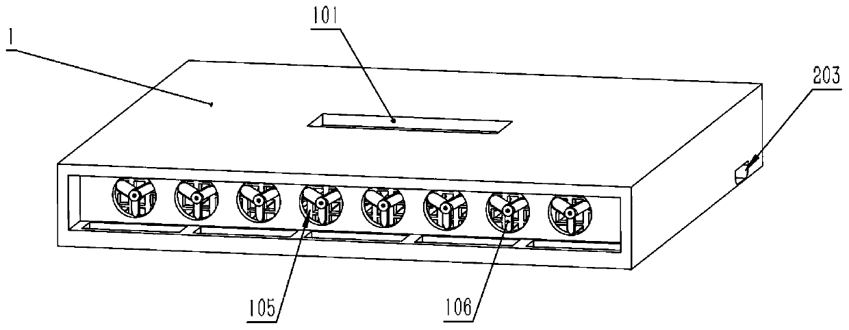 Radiation and fresh air integrated anti-condensation terminal and anti-condensation method