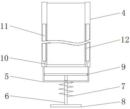 Steel column and foundation pit connection node structure of a steel structure building