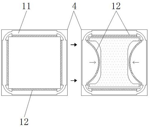 Steel column and foundation pit connection node structure of a steel structure building