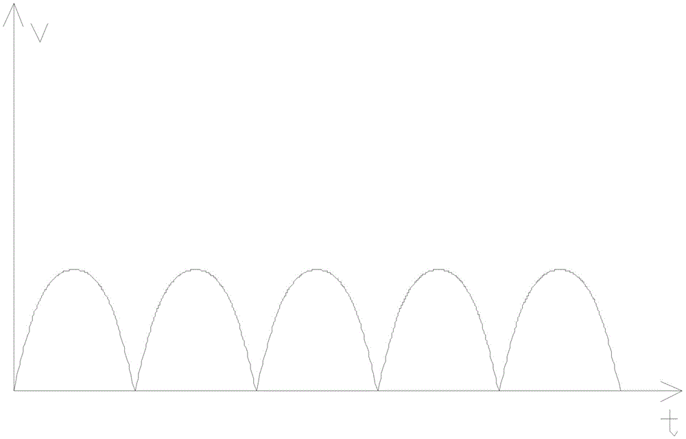 Anti-stroboscopic led power supply circuit