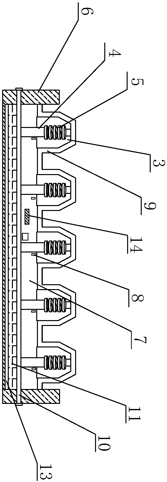 Computer keyboard with long service life