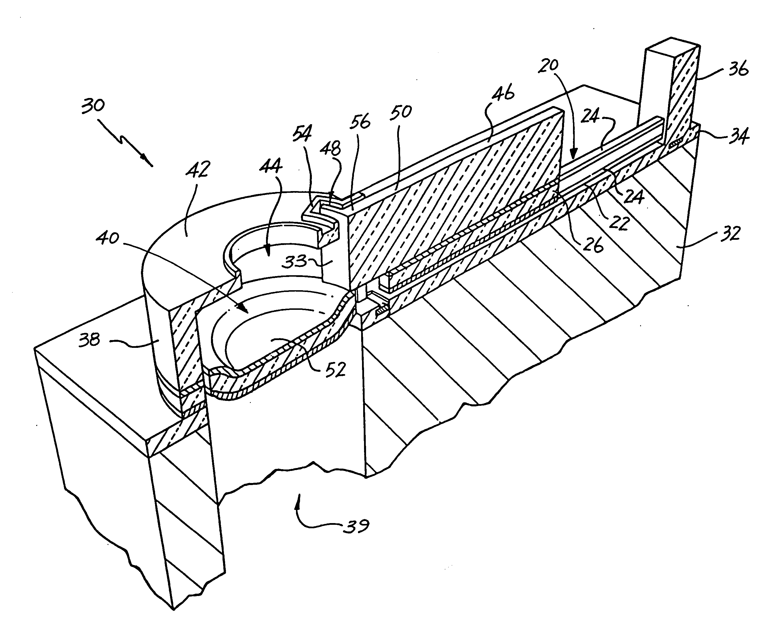 Ink jet nozzle assembly with a thermal bend actuator