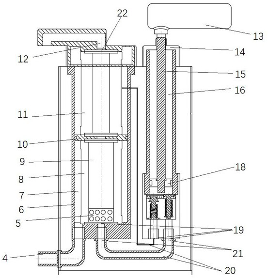 Portable field water purifying device