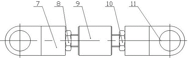 An adjustable four-bar linkage correction mechanism