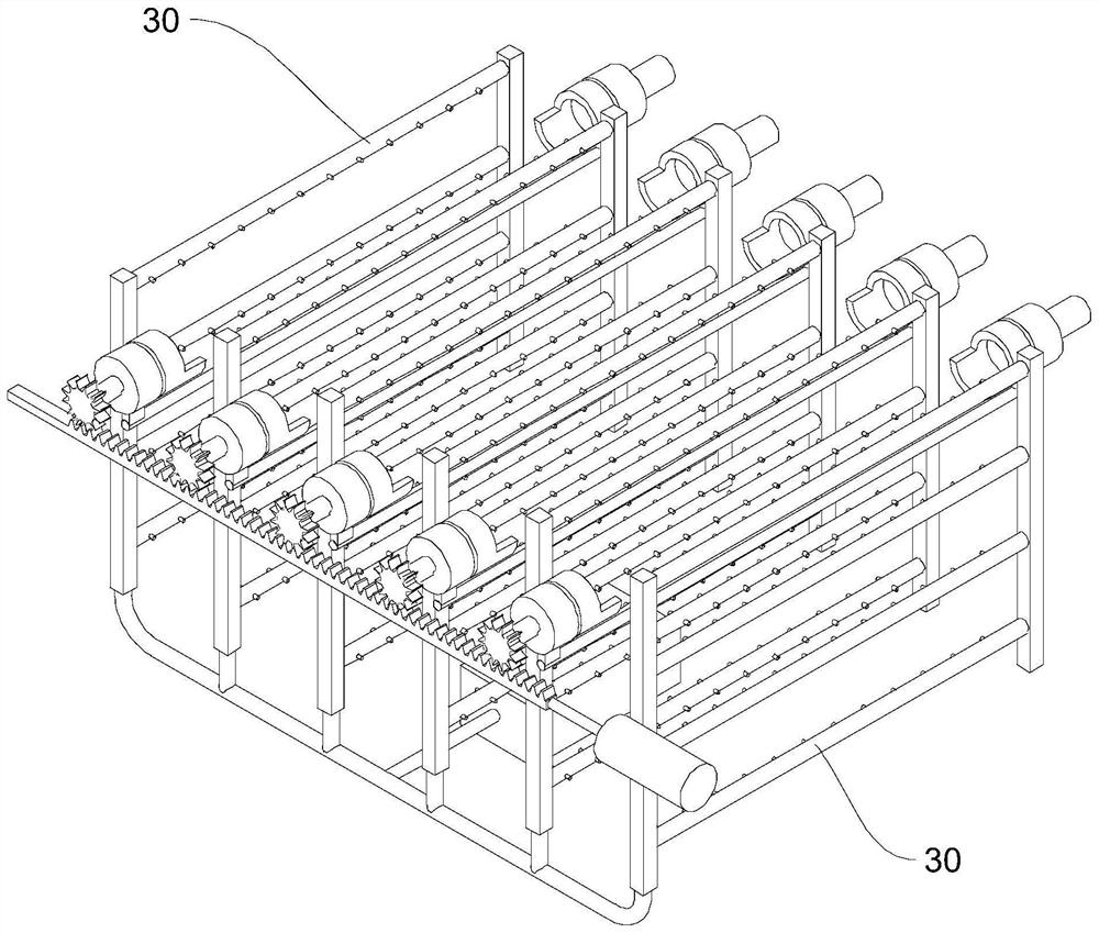 Ramie degumming device and degumming method