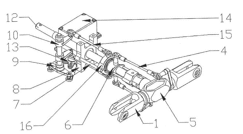 Pitch-variable tricopter