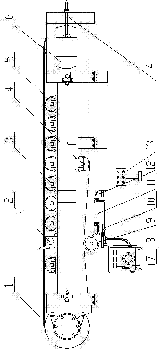 Self-checking control type belt deviation rectifying device