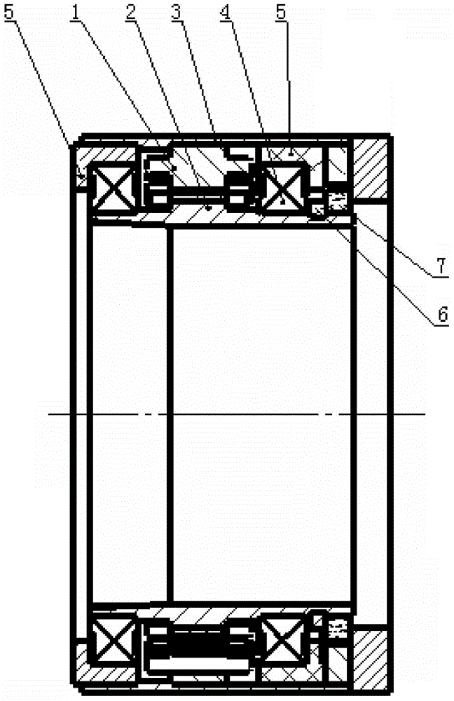 Permanent magnet synchronous rotation elimination motor of rotation elimination platform