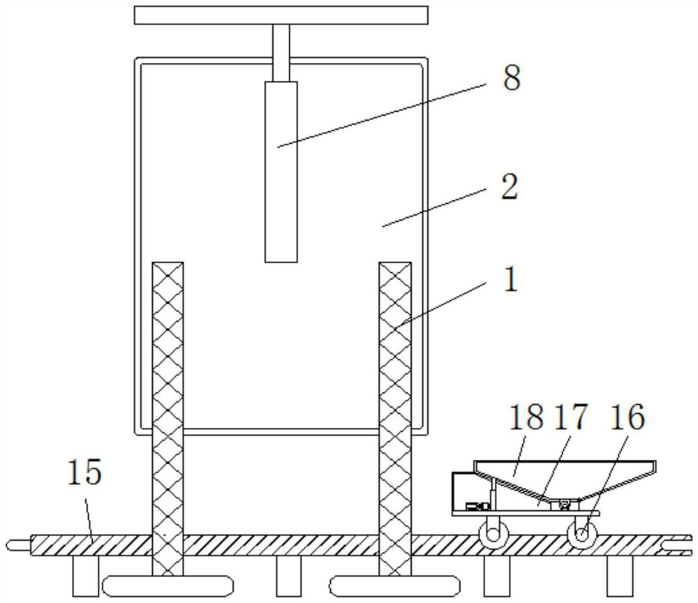 An ore crushing and conveying mechanism for mining