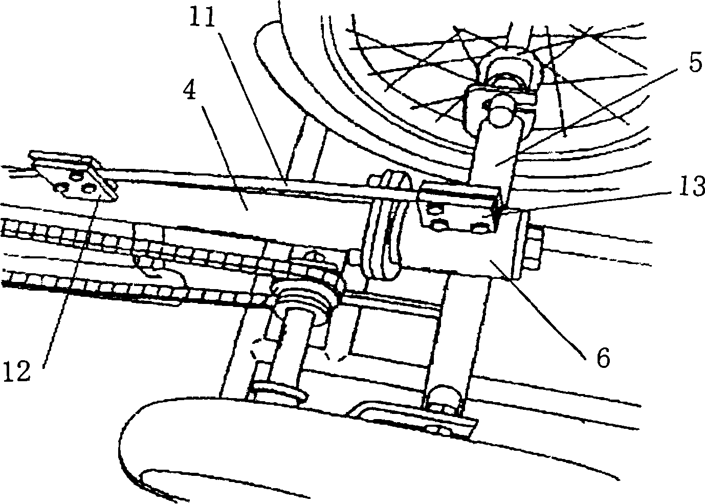 Tricycle tilting device