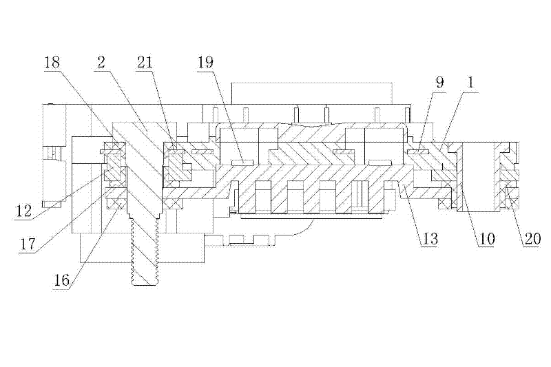 Integrated adjustor, namely rectifier bridge of automobile alternating-current generator