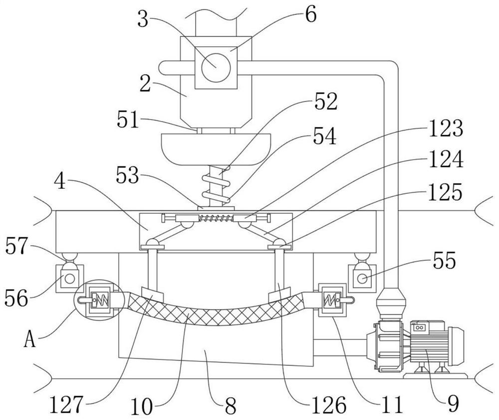 Automatic machining device for parts of wind power generation hydraulic equipment