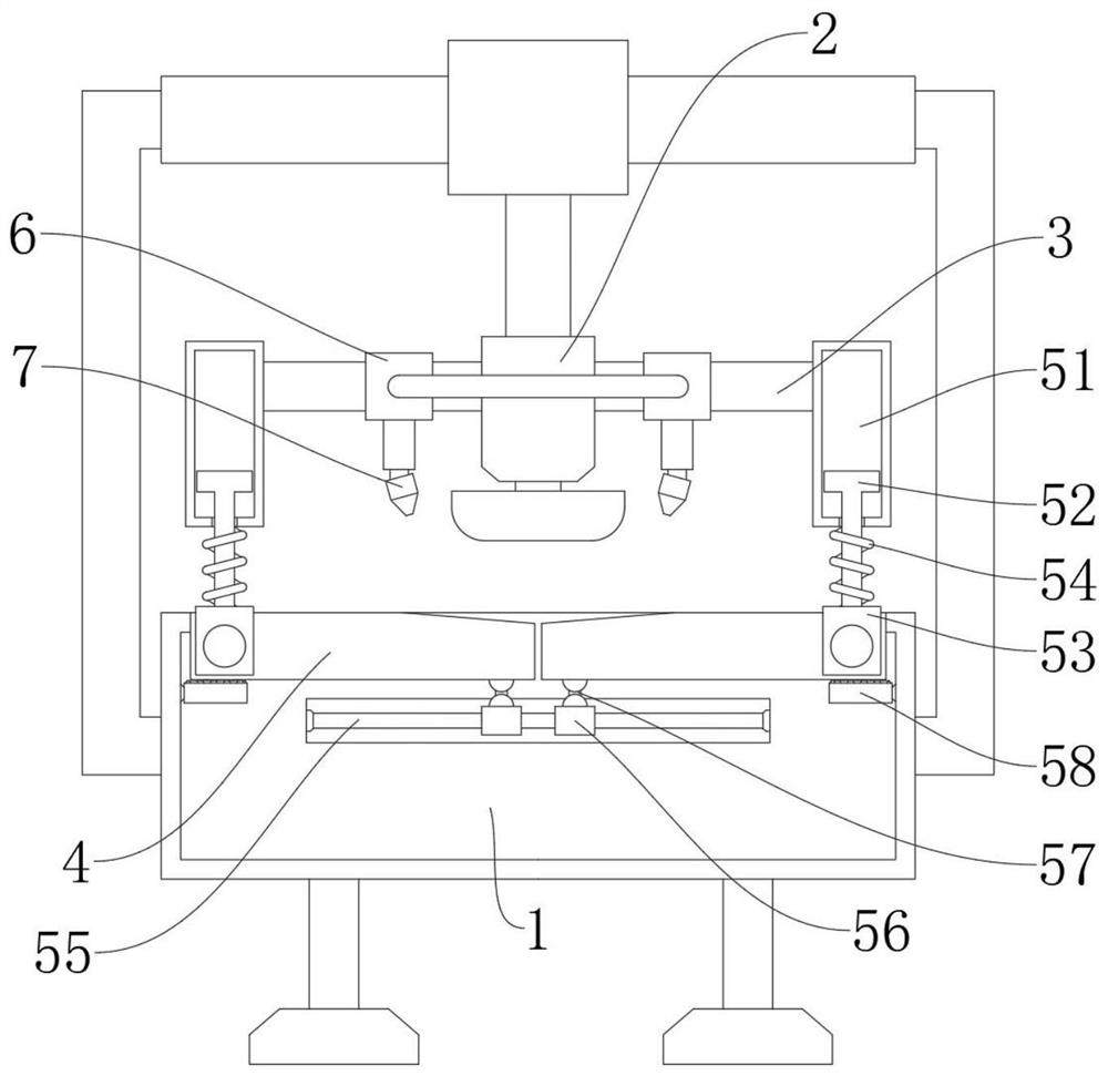 Automatic machining device for parts of wind power generation hydraulic equipment