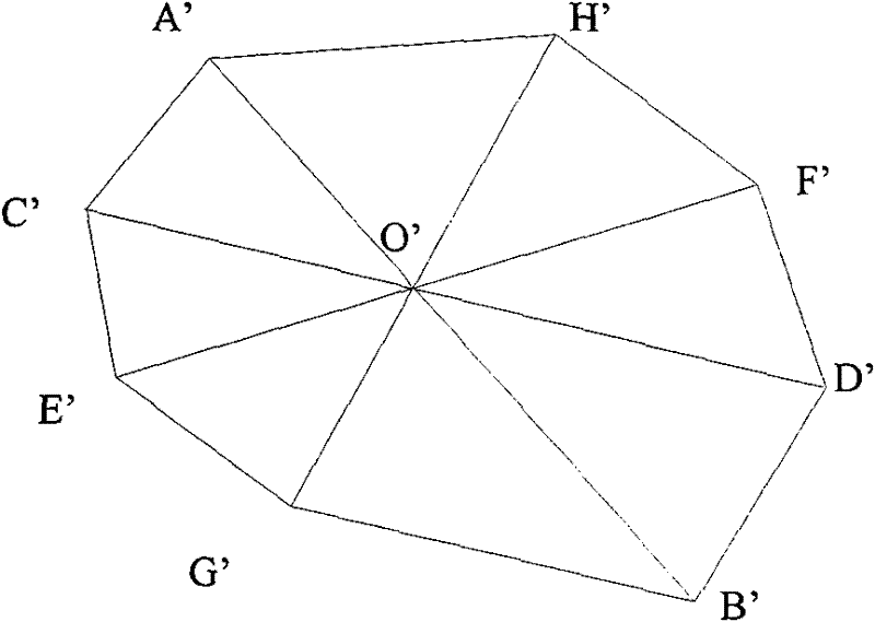 Regular octagonal template-based board camera intrinsic parameter calibration method