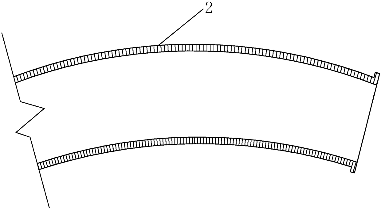 Large-particle-size material horizontal pipeline conveying device and assembly method and application method thereof