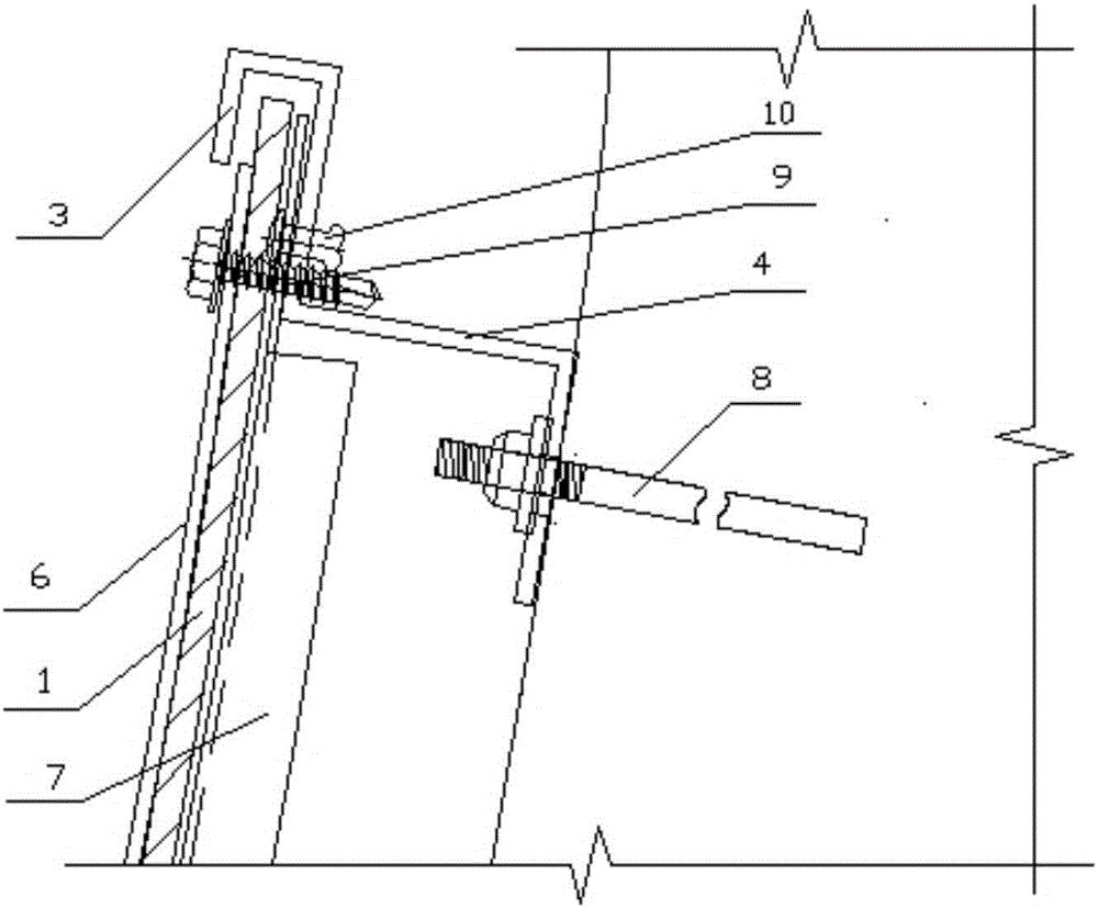 Foamed aluminum substrate sound barrier of U-shaped beam of metro