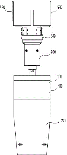 Automatic piston ring fetching and handling device