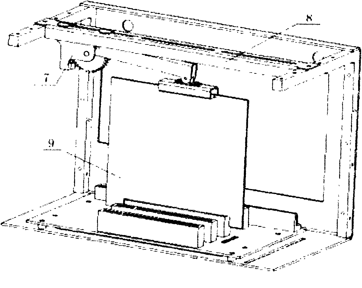 Universal expansion board clamping and pressing element