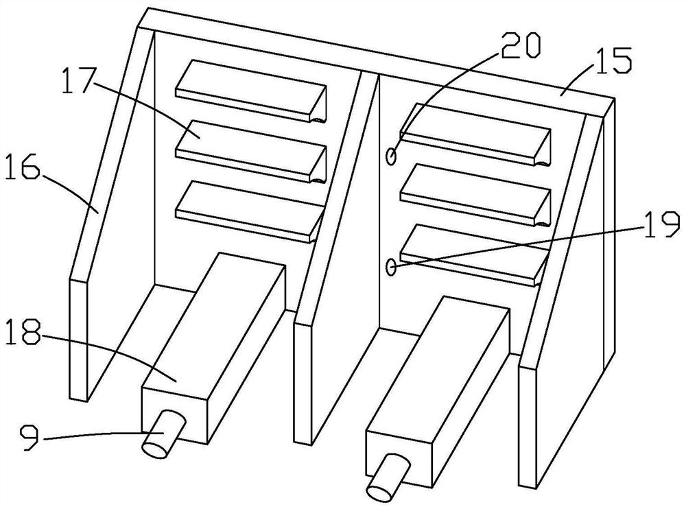 A river channel flood control monitoring device and its construction method