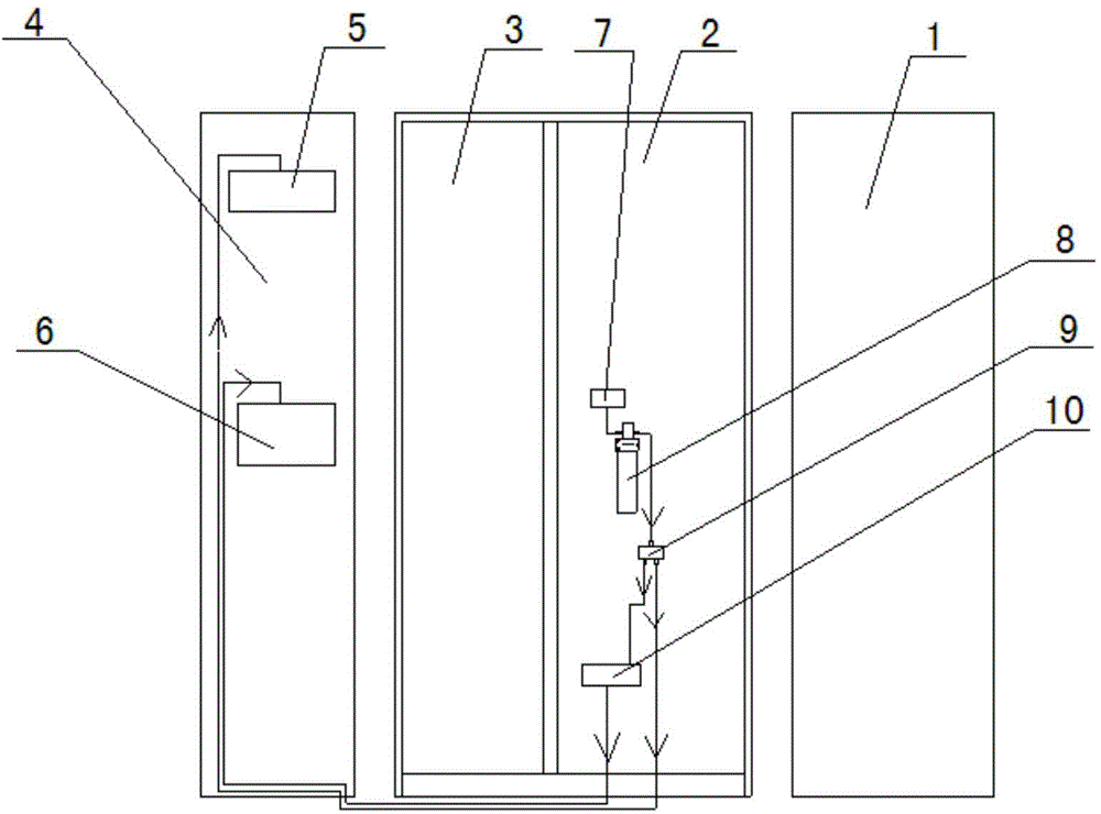 Refrigerator water supply system and refrigerator