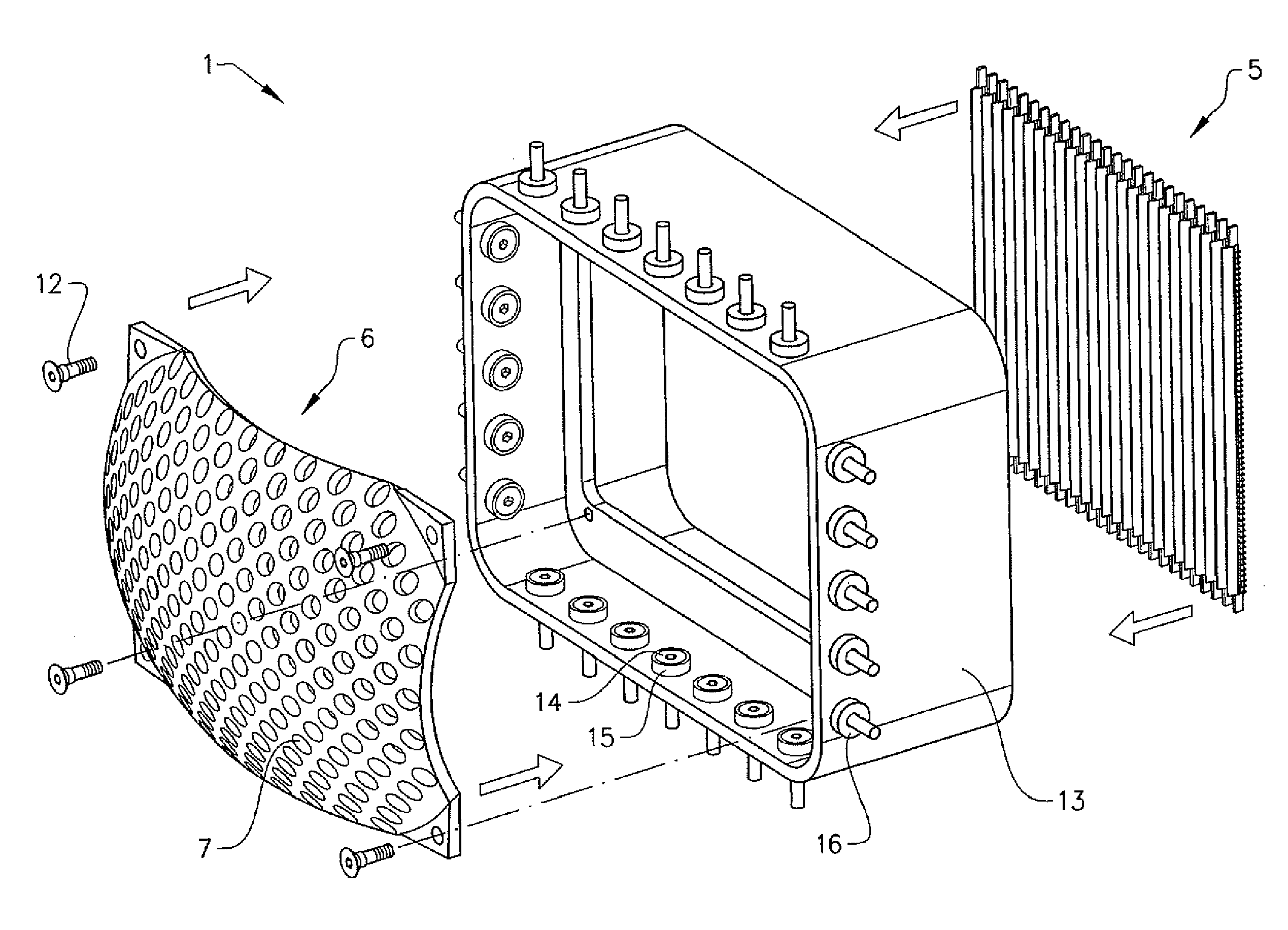 Air heater for an air inlet of an electric system