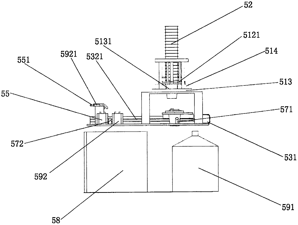 Medicine supplying device of medicine maintenance therapy equipment for drug addicts under control to give up drug habits