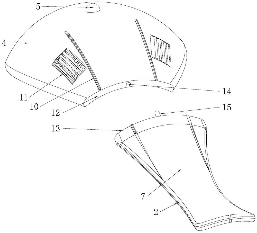 Spoon-shaped detachable scraping therapy device