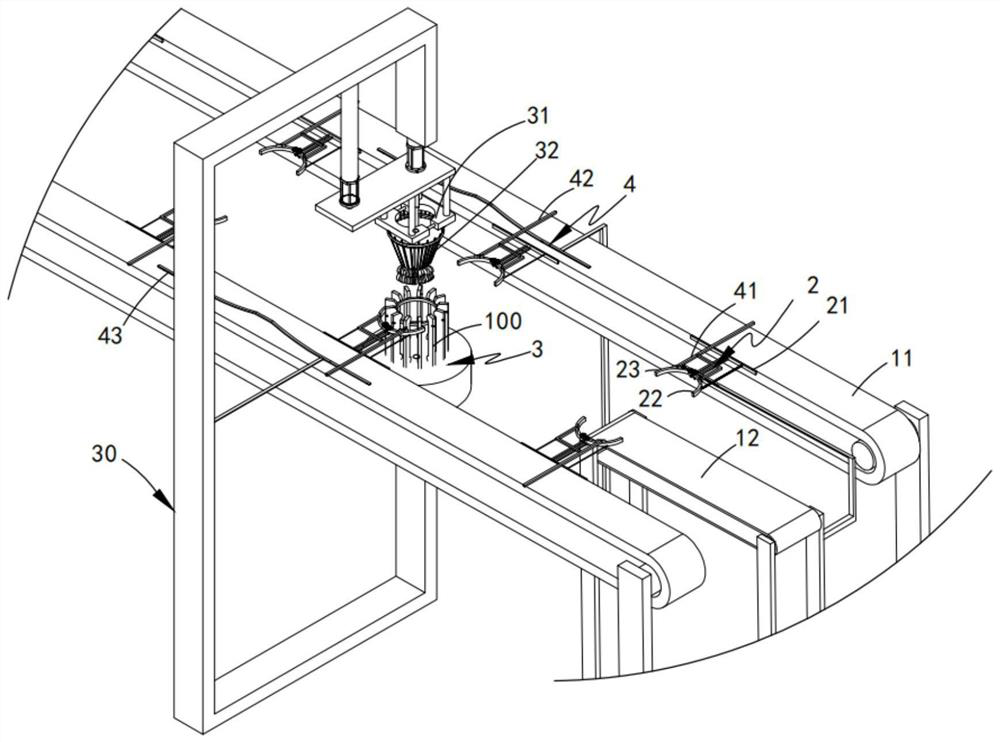 Automatic assembling equipment for tulip contacts for circuit breakers