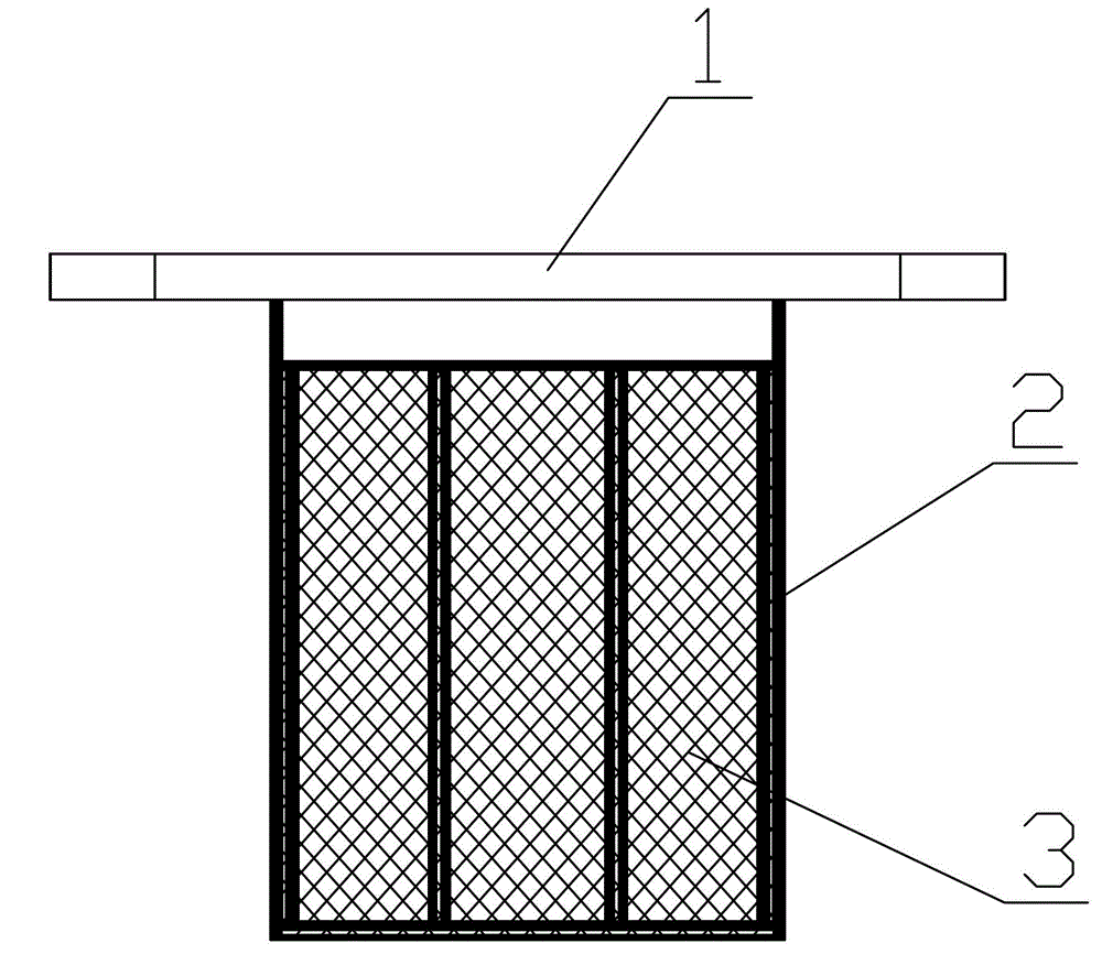 Titanium mesh anode for electrodeposited nickel and preparing method thereof