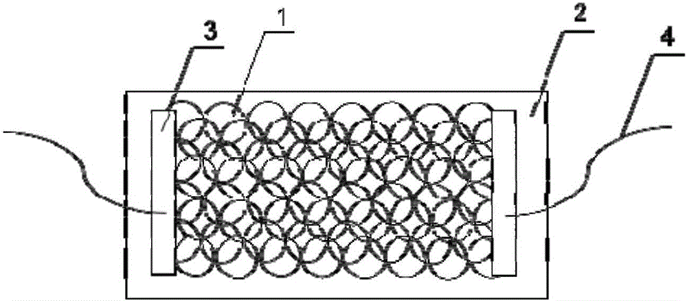 Large-deformation flexible strain sensor and preparation method thereof