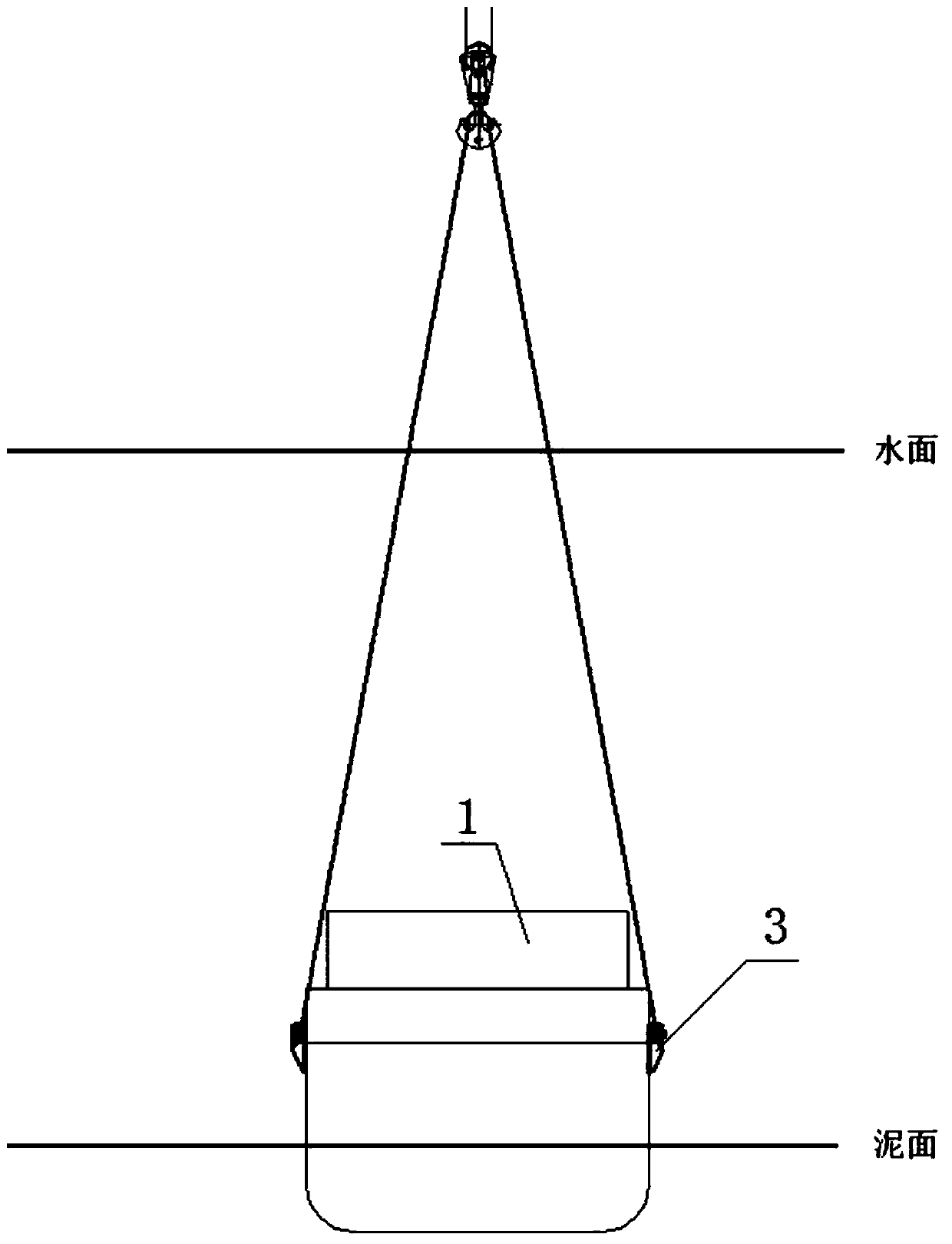 Salvage method based on underwater welding