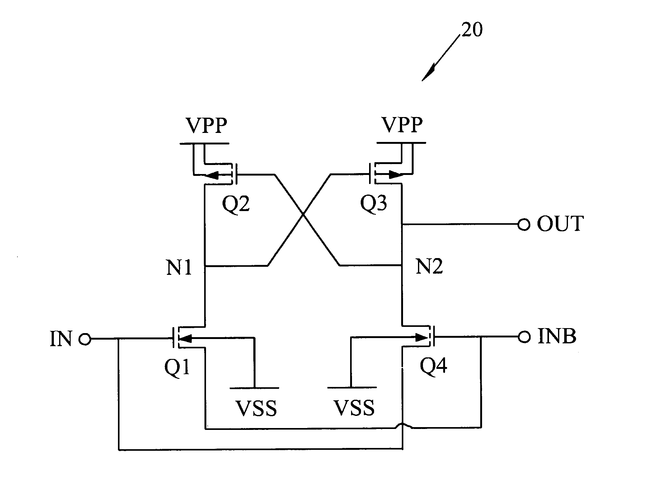 Level shifter circuit