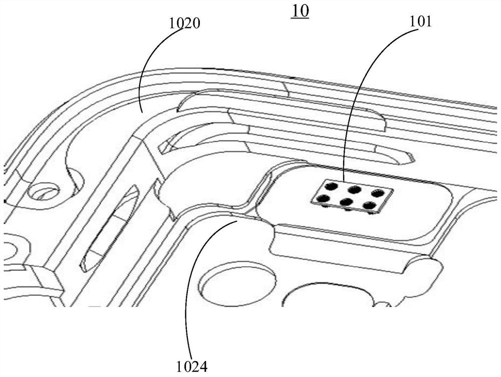 A conductive brush, antenna assembly and mobile terminal