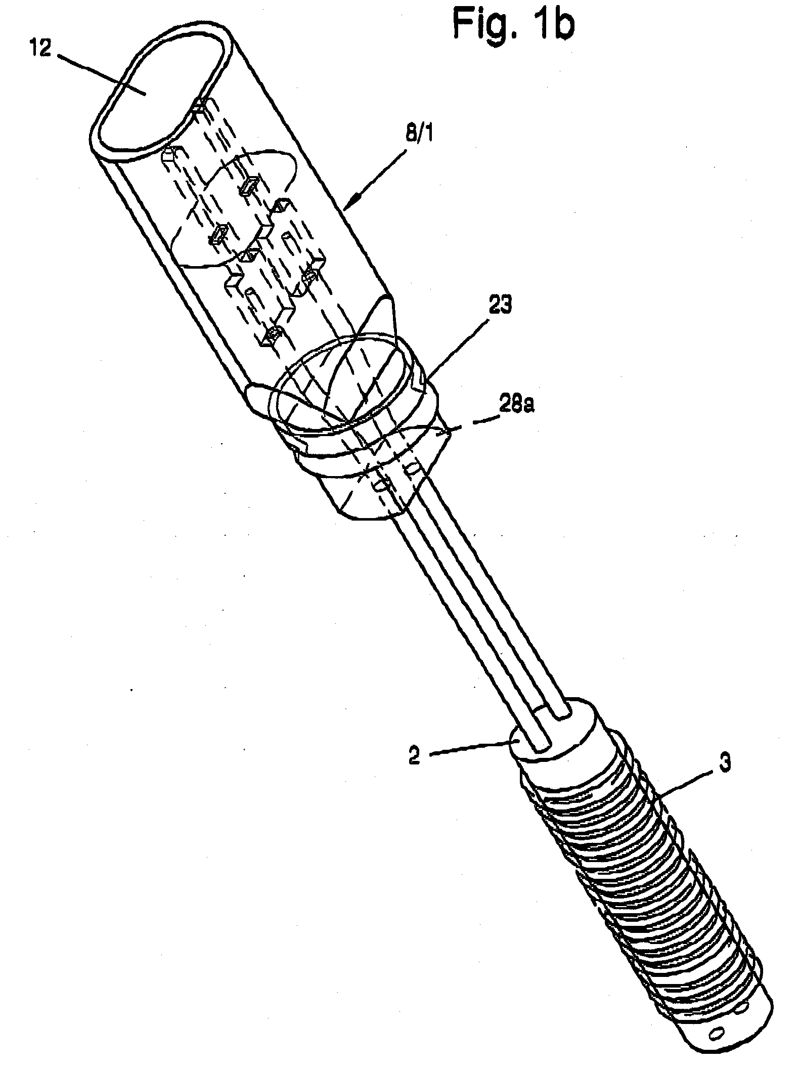 Heating cartridge with coupling element