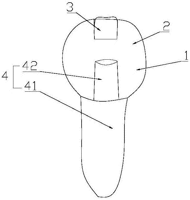 Adjustable artificial dental crown, implant tooth and artificial dental crown restoration method