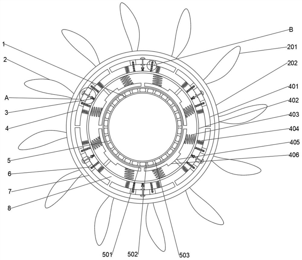 A bridge anti-drift ice impact device