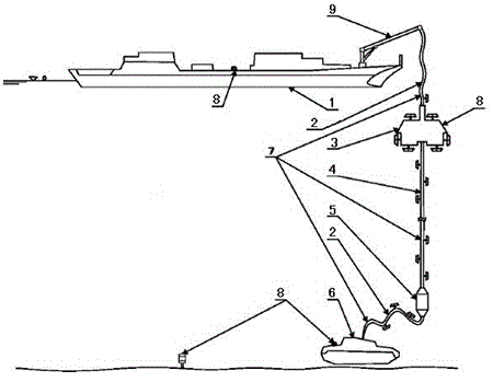 Assembled mining system for deep sea mineral resources