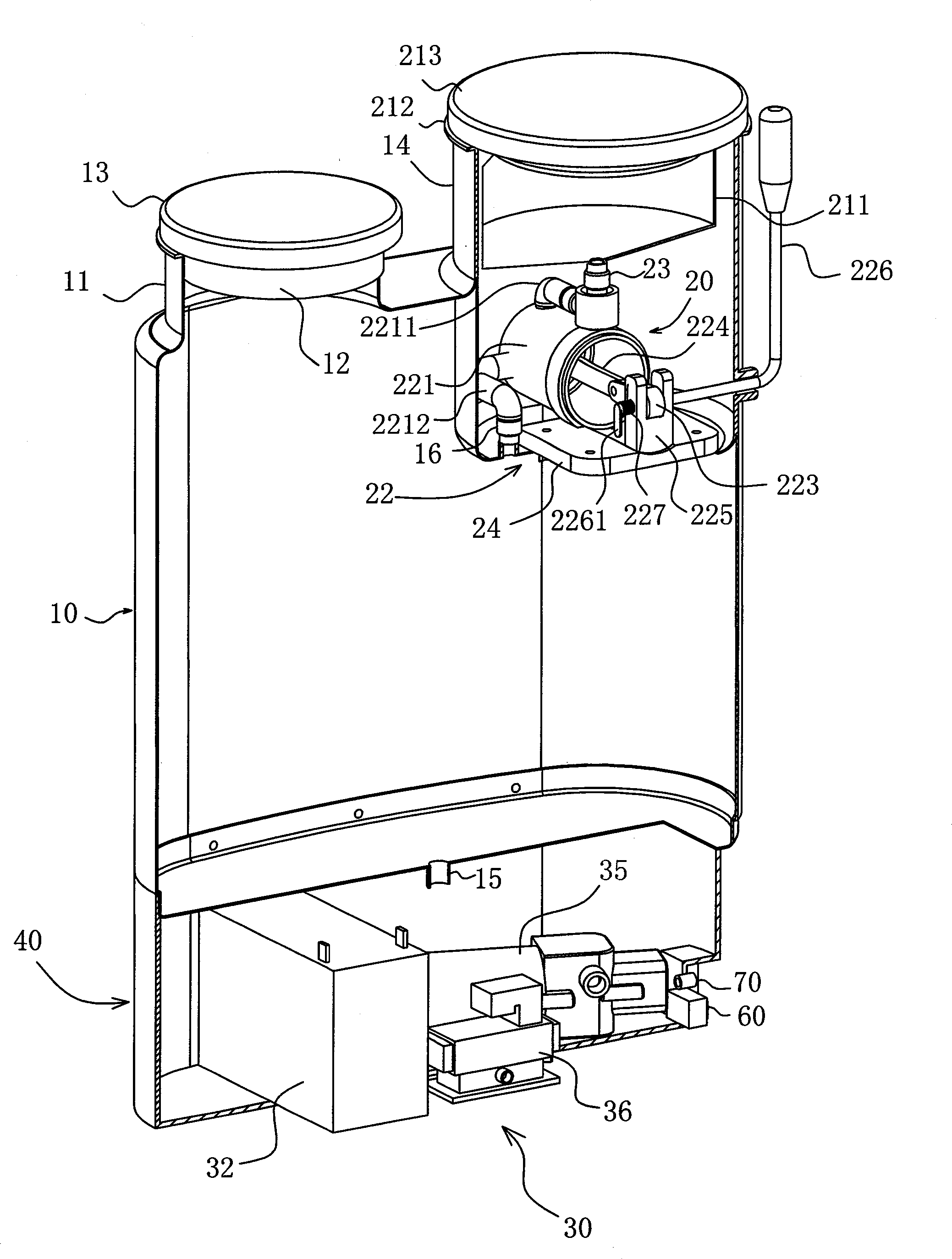 Sprayer with water adsorption function