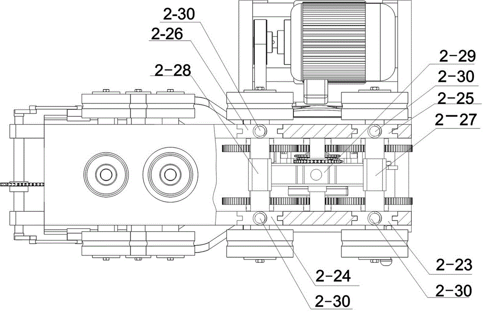 Intermittent material device with adjustable material delivery length