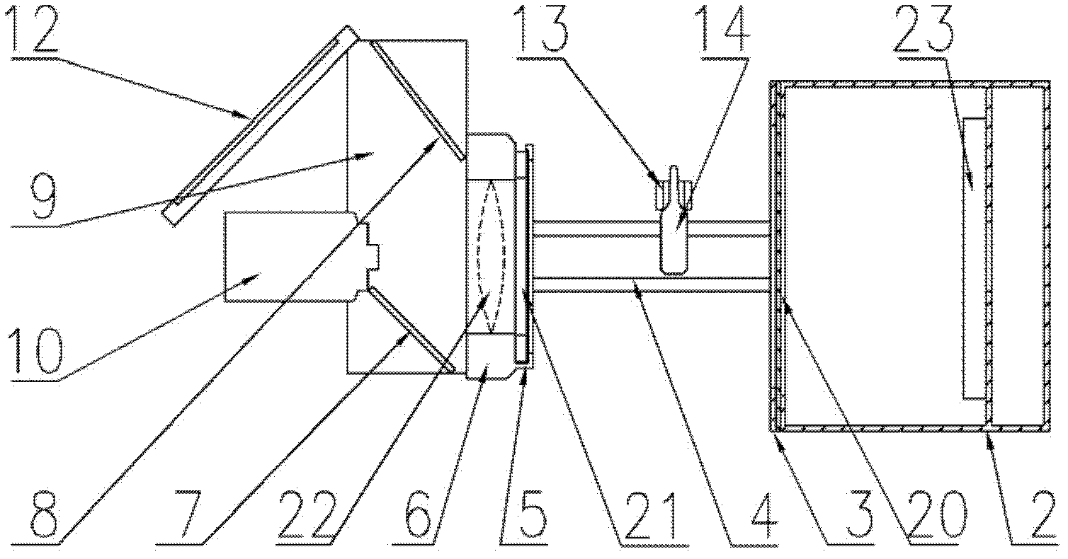 Detection system of visible foreign matters