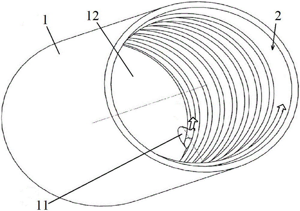 Cyclone case, air purifying apparatus and air purifying method