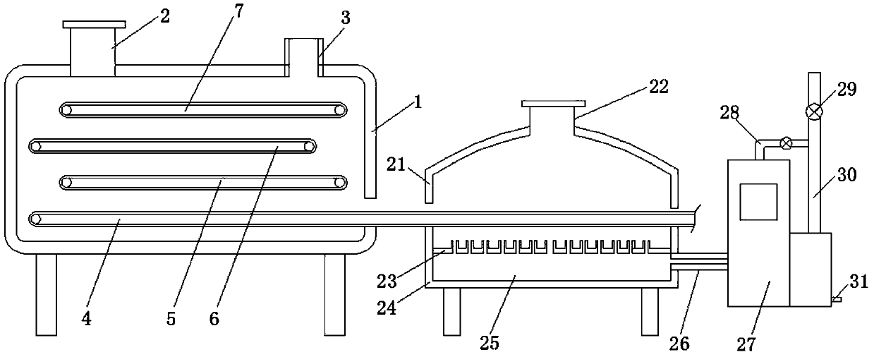 Drying apparatus for food processing