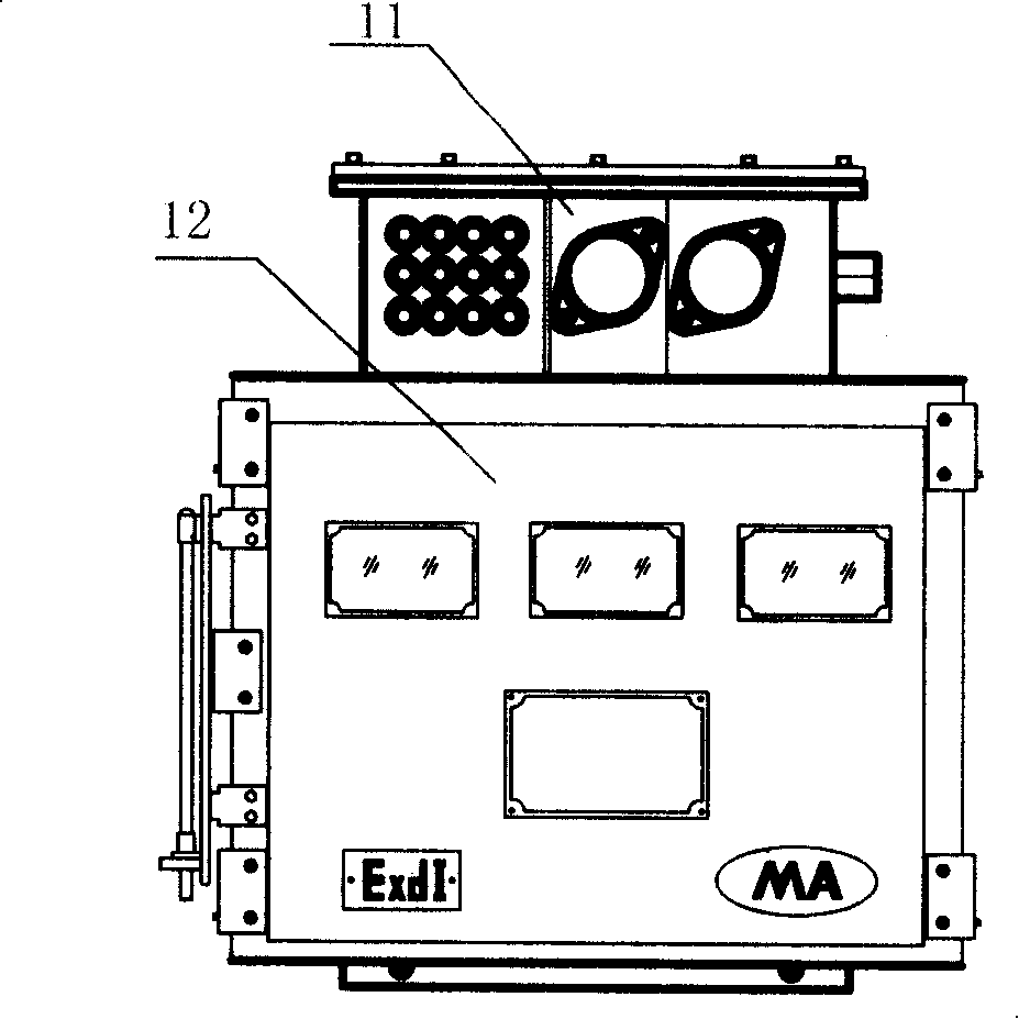 Mine trackless transport engine