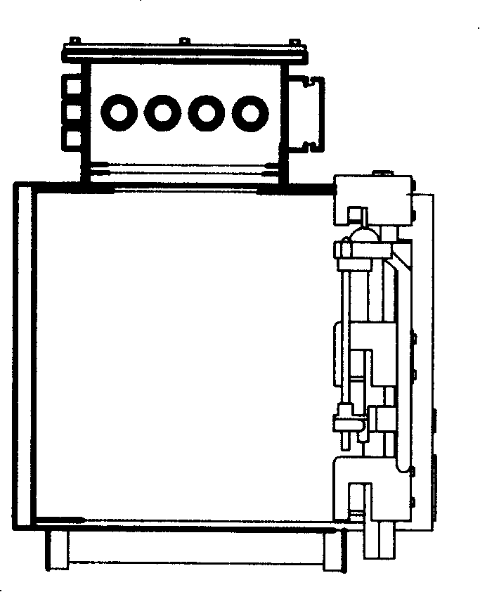 Mine trackless transport engine