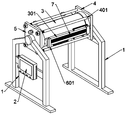 Cyclic gas sensor with self-adsorption function